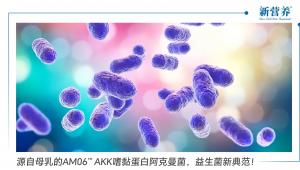 源自母乳的AM06™ AKK嗜黏蛋白阿克曼菌，益生菌新典范！